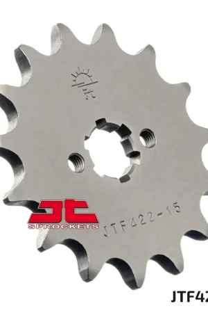 JT SPROCKETS - FRONT STEEL 15T, 520 - Sprockets - Geschikt voor Kawasaki KX 125 Garantie Inbegrepen